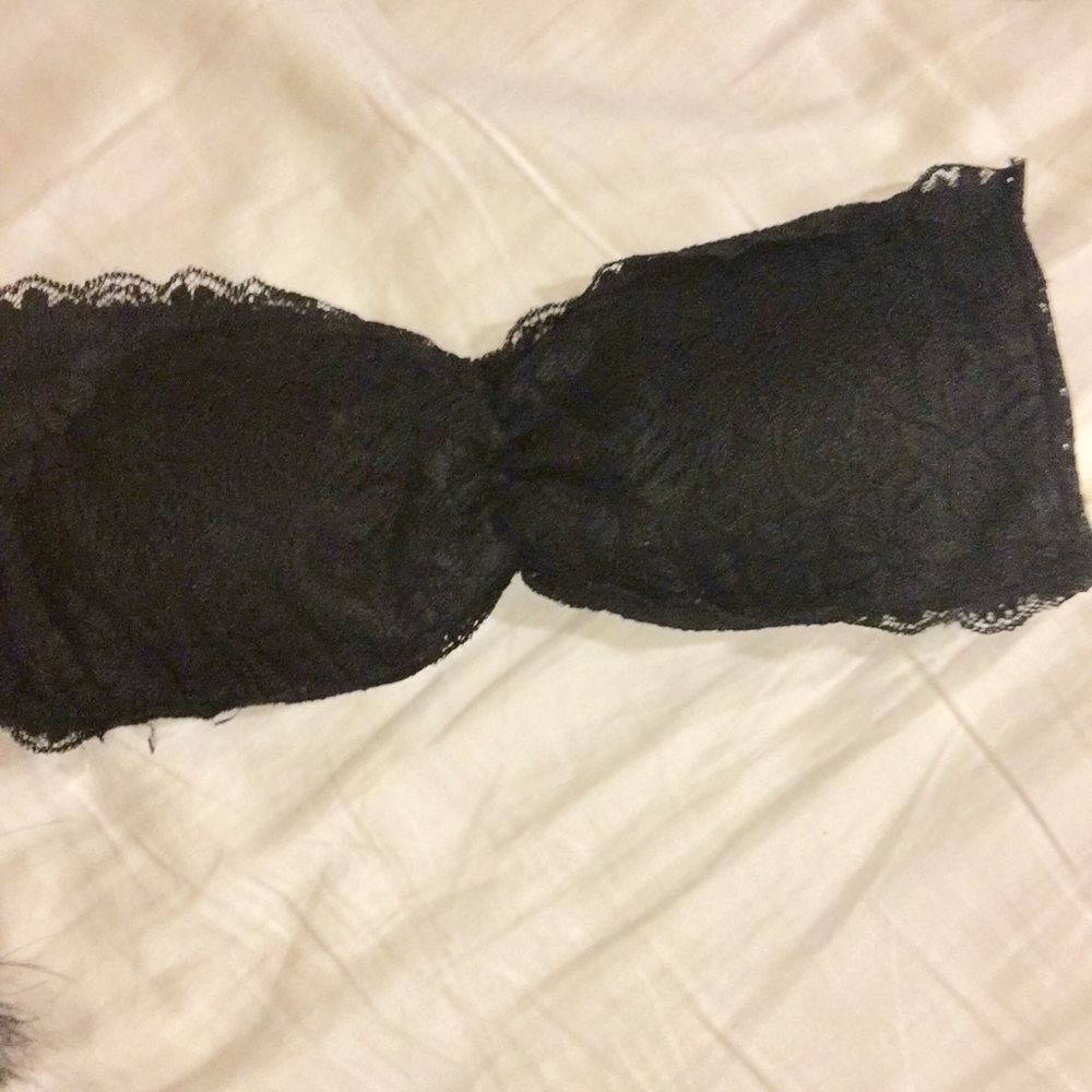 Anemone Black Lace Bandeau